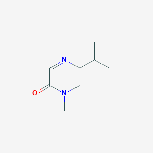 molecular formula C8H12N2O B13113507 5-isopropyl-1-methylpyrazin-2(1H)-one 