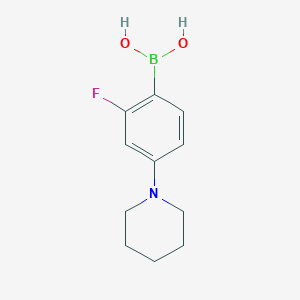 (2-Fluoro-4-(piperidin-1-yl)phenyl)boronic acid