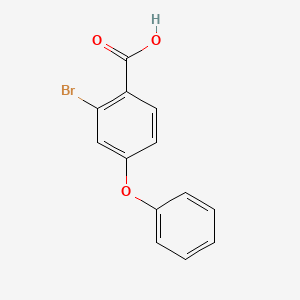 molecular formula C13H9BrO3 B13113552 2-Bromo-4-phenoxybenzoicacid 