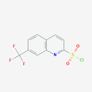 7-(trifluoromethyl)quinoline-2-sulfonyl Chloride