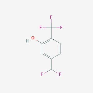 5-(Difluoromethyl)-2-(trifluoromethyl)phenol