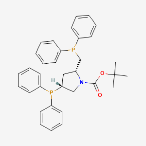 (2R,4R)-(+)-2-(Diphenylphosphinomethyl)-4-(diphenylphosphino)-N-(t-butoxycarbonyl)pyrrolidine