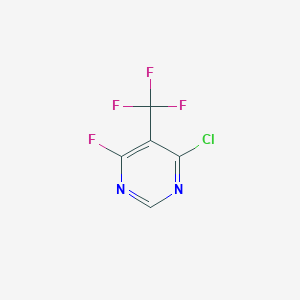 4-Chloro-6-fluoro-5-(trifluoromethyl)pyrimidine