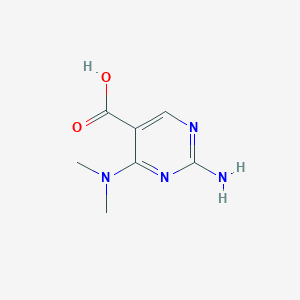 2-Amino-4-(dimethylamino)pyrimidine-5-carboxylic acid