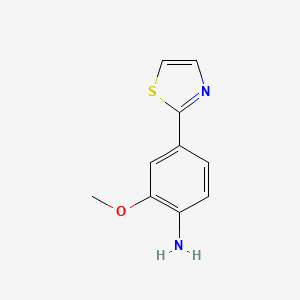 2-Methoxy-4-(thiazol-2-yl)aniline