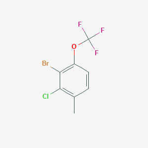 2-Bromo-3-chloro-4-methyl-1-(trifluoromethoxy)benzene