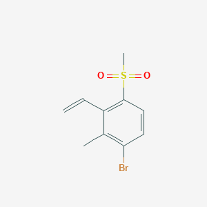 Benzene,1-bromo-3-ethenyl-2-methyl-4-(methylsulfonyl)-