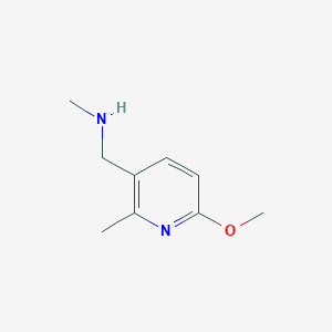 1-(6-Methoxy-2-methylpyridin-3-yl)-N-methylmethanamine