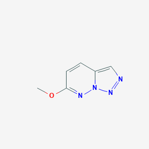 molecular formula C6H6N4O B13113763 6-Methoxy[1,2,3]triazolo[1,5-b]pyridazine CAS No. 90237-27-7