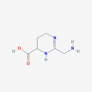 2-(Aminomethyl)-3,4,5,6-tetrahydropyrimidine-4-carboxylic acid