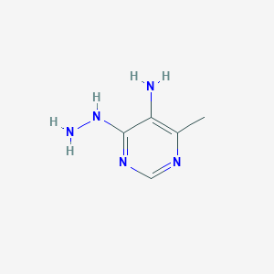 4-Hydrazinyl-6-methylpyrimidin-5-amine