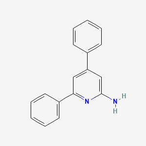 molecular formula C17H14N2 B13113822 4,6-Diphenylpyridin-2-amine 