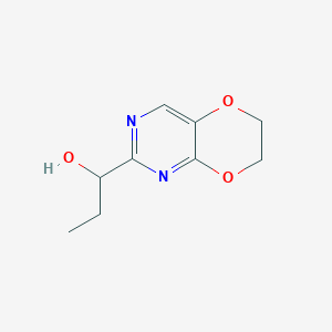 1-(6,7-Dihydro-[1,4]dioxino[2,3-d]pyrimidin-2-yl)propan-1-ol