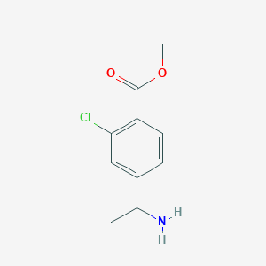 Methyl 4-(1-aminoethyl)-2-chlorobenzoate