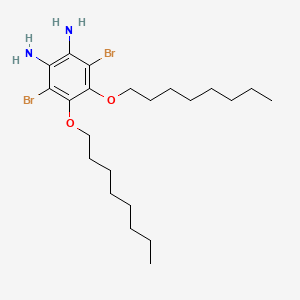 3,6-Dibromo-4,5-bis(octyloxy)benzene-1,2-diamine