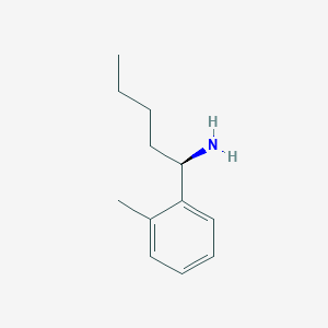 molecular formula C12H19N B13113893 (R)-1-(o-Tolyl)pentan-1-amine 