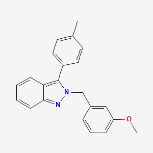 2-[(3-Methoxyphenyl)methyl]-3-(4-methylphenyl)-2H-indazole