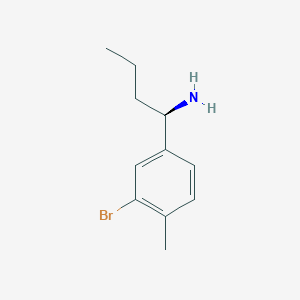 (R)-1-(3-Bromo-4-methylphenyl)butan-1-amine