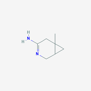 6-Methyl-3-azabicyclo[4.1.0]hept-3-en-4-amine