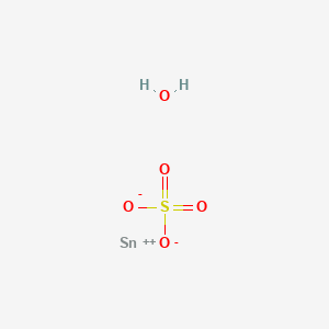 molecular formula H2O5SSn B13113964 Tin(II) sulfate hydrate 