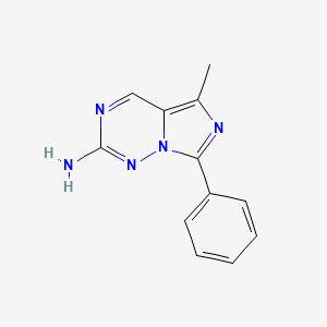 5-Methyl-7-phenylimidazo[5,1-f][1,2,4]triazin-2-amine