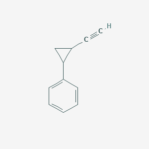 molecular formula C11H10 B1311398 (2-Ethynylcyclopropyl)benzene CAS No. 91348-21-9
