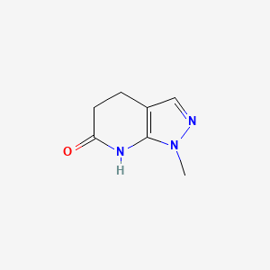 1-Methyl-4,5-dihydro-1H-pyrazolo[3,4-b]pyridin-6(7H)-one