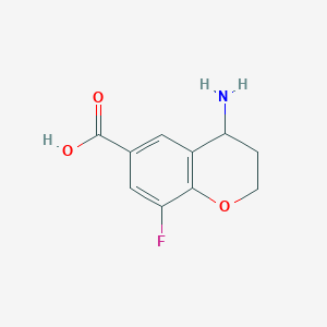 4-Amino-8-fluorochromane-6-carboxylicacidhydrochloride