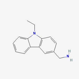 molecular formula C15H16N2 B1311403 (9-Ethylcarbazol-3-yl)methanamine CAS No. 322724-26-5