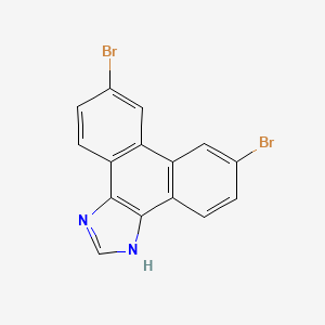 6,9-Dibromo-1H-phenanthro[9,10-d]imidazole