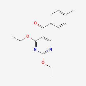 (2,4-Diethoxypyrimidin-5-yl)-(4-methylphenyl)methanone