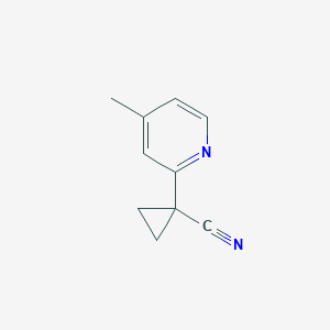 1-(4-Methylpyridin-2-yl)cyclopropane-1-carbonitrile