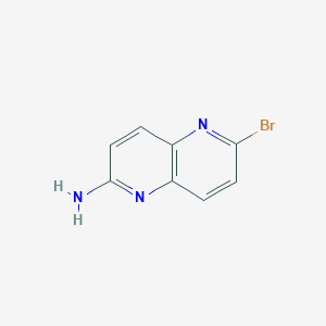 6-Bromo-1,5-naphthyridin-2-amine