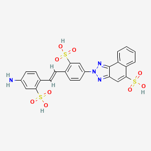 2H-Naphtho[1,2-d]triazole-5-sulfonicacid,2-[4-[2-(4-amino-2-sulfophenyl)ethenyl]-3-sulfophenyl]-