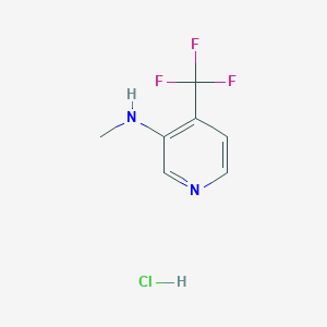 N-Methyl-4-(trifluoromethyl)pyridin-3-amine xhydrochloride