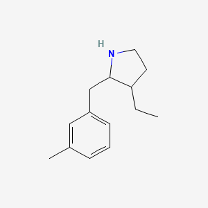 3-Ethyl-2-(3-methylbenzyl)pyrrolidine