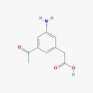 (3-Acetyl-5-aminophenyl)acetic acid