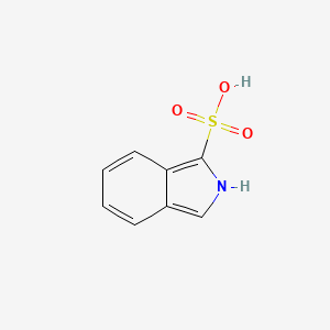 molecular formula C8H7NO3S B13114378 2H-Isoindole-1-sulfonic acid CAS No. 569650-95-9