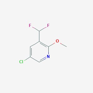 5-Chloro-3-(difluoromethyl)-2-methoxypyridine