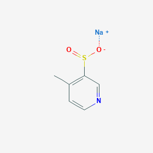 molecular formula C6H6NNaO2S B13114411 Sodium 4-methylpyridine-3-sulfinate 