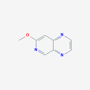 molecular formula C8H7N3O B13114424 7-Methoxypyrido[3,4-b]pyrazine 