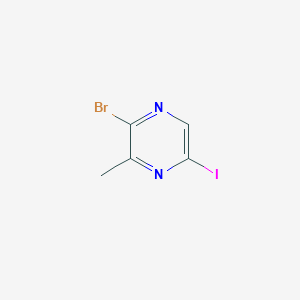 2-Bromo-5-iodo-3-methylpyrazine