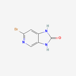 molecular formula C6H4BrN3O B13114511 6-Bromo-1H-imidazo[4,5-c]pyridin-2(3H)-one 