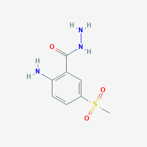 2-Amino-5-(methylsulfonyl)benzohydrazide