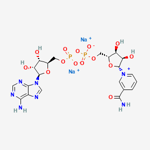 molecular formula C21H26N7Na2O14P2+ B13114592 NADdisodiumsalt 