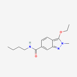 N-Butyl-3-ethoxy-2-methyl-2H-indazole-6-carboxamide