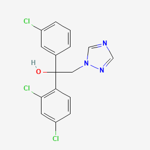 1H-1,2,4-Triazole-1-ethanol, alpha-(3-chlorophenyl)-alpha-(2,4-dichlorophenyl)-