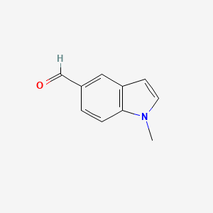 molecular formula C10H9NO B1311468 1-methyl-1H-indole-5-carbaldehyde CAS No. 90923-75-4