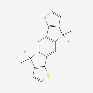 9,9,18,18-tetramethyl-5,14-dithiapentacyclo[10.6.0.03,10.04,8.013,17]octadeca-1(12),2,4(8),6,10,13(17),15-heptaene