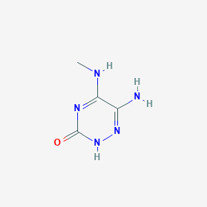 6-Amino-5-(methylamino)-1,2,4-triazin-3-ol